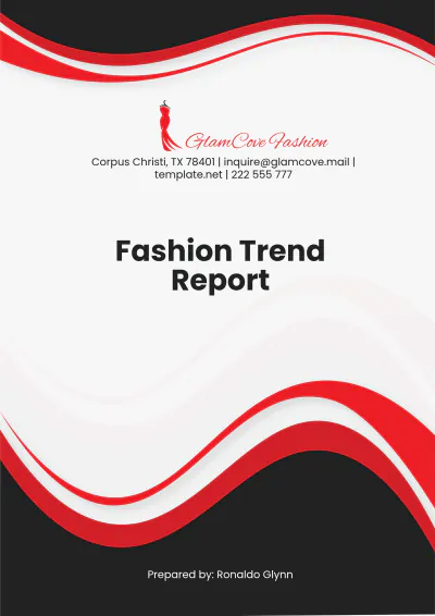 Free Fashion Trend Report Template to Edit Online