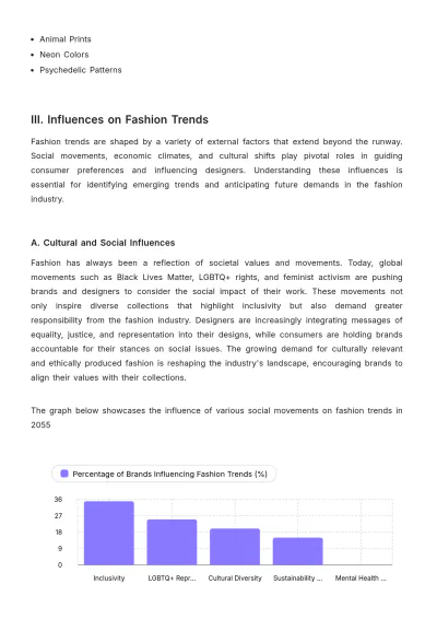 Free Fashion Trend Report Template to Edit Online