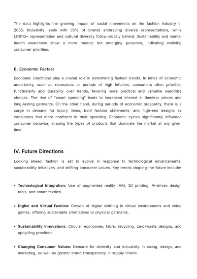 Free Fashion Trend Report Template to Edit Online