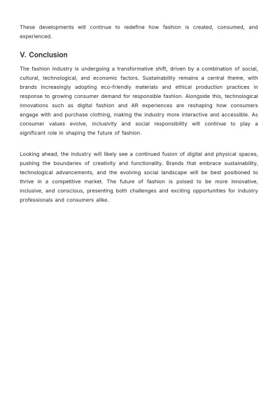 Free Fashion Trend Report Template to Edit Online