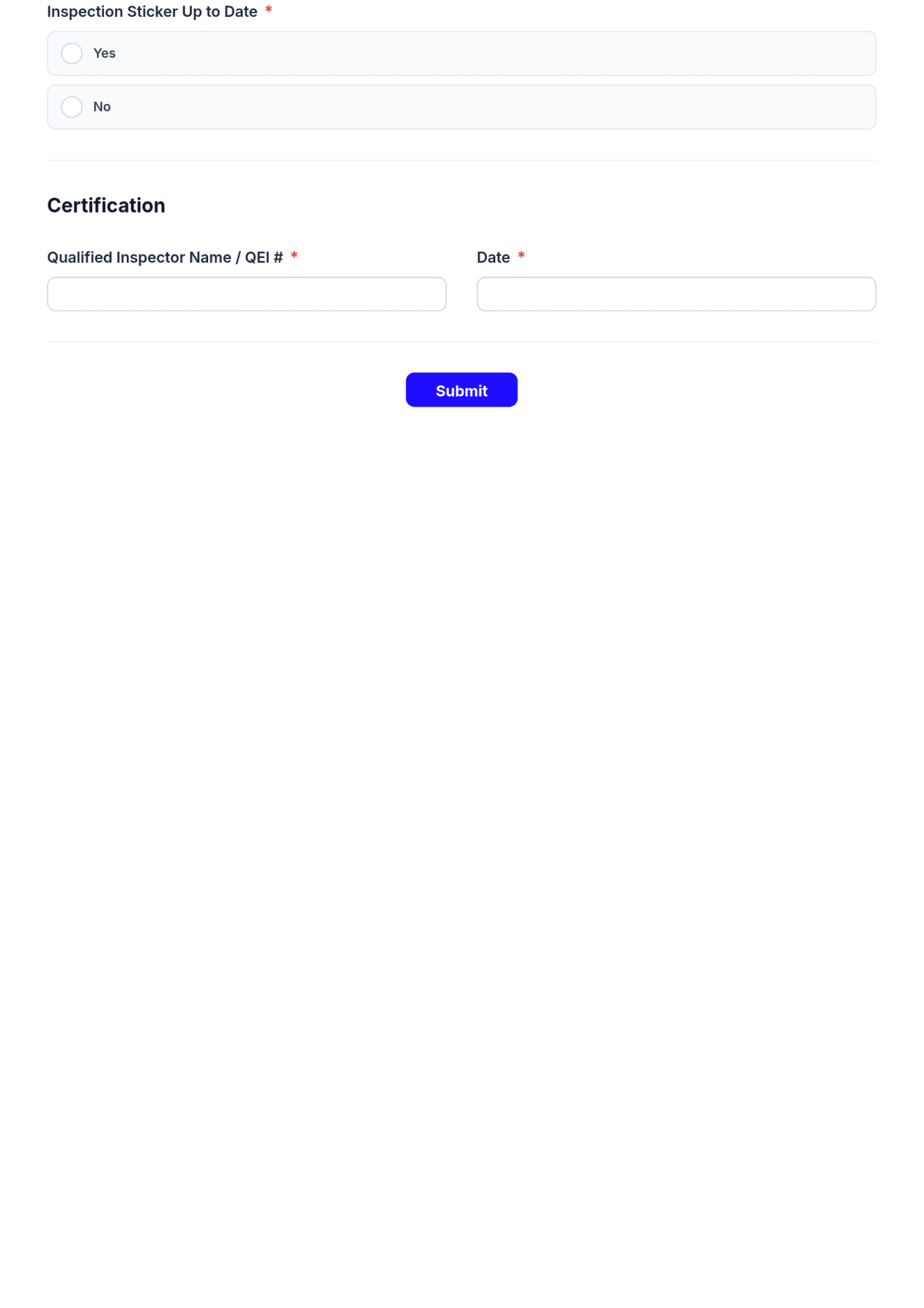 Free Elevator Inspection Form Template & AI Maker Free Elevator Inspection Form Template & AI Maker