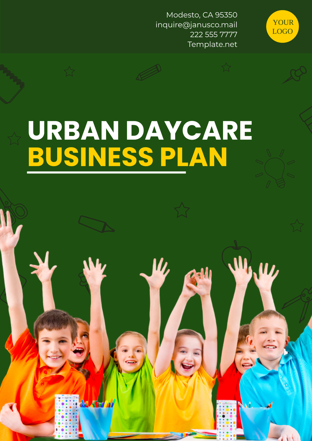 Urban Daycare Business Plan Template - Edit Online & Download