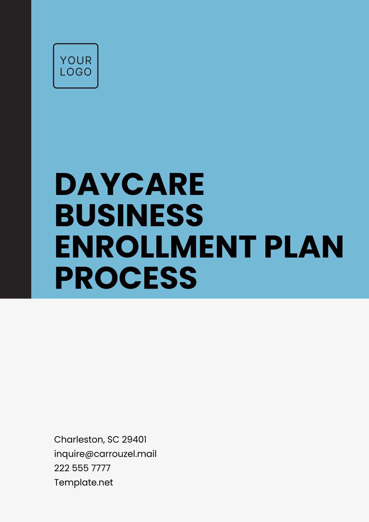 Daycare Business Enrollment Plan Process Template - Edit Online & Download