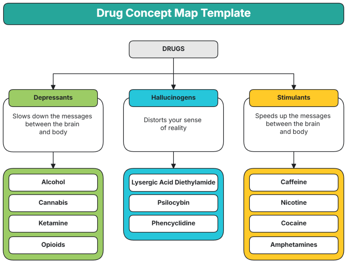 Drug Concept Map Template - Edit Online & Download