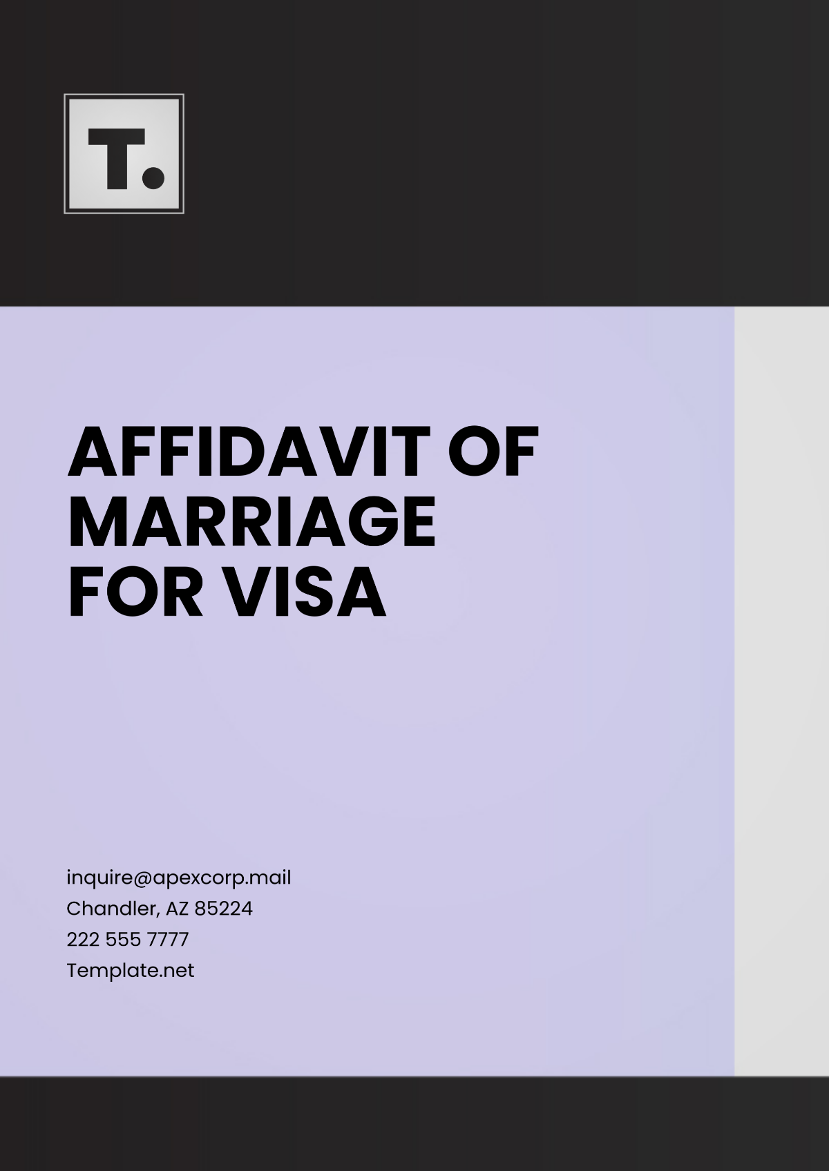 Affidavit of Marriage Outline for Visa Template - Edit Online & Download