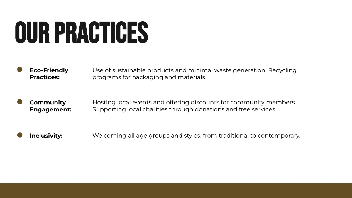 Free Barber Shop Presentation Template to Edit Online