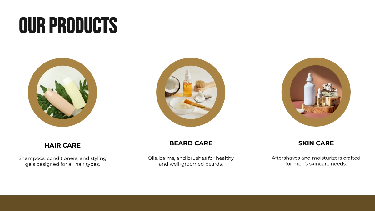 Free Barber Shop Presentation Template to Edit Online