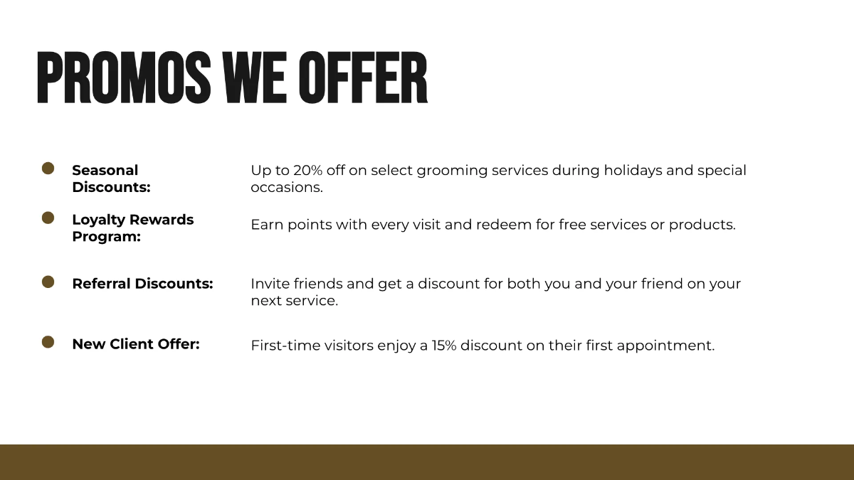 Free Barber Shop Presentation Template to Edit Online