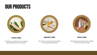 Free Barber Shop Presentation Template to Edit Online