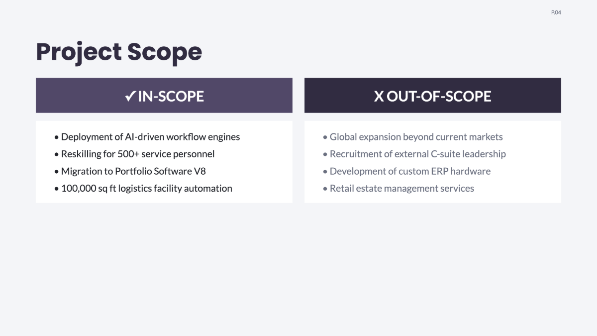 Free Management Project Plan Template to Edit Online