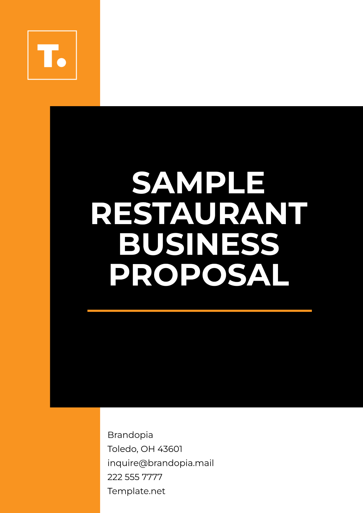 Page 38 Free Proposal Templates To Edit Online Print