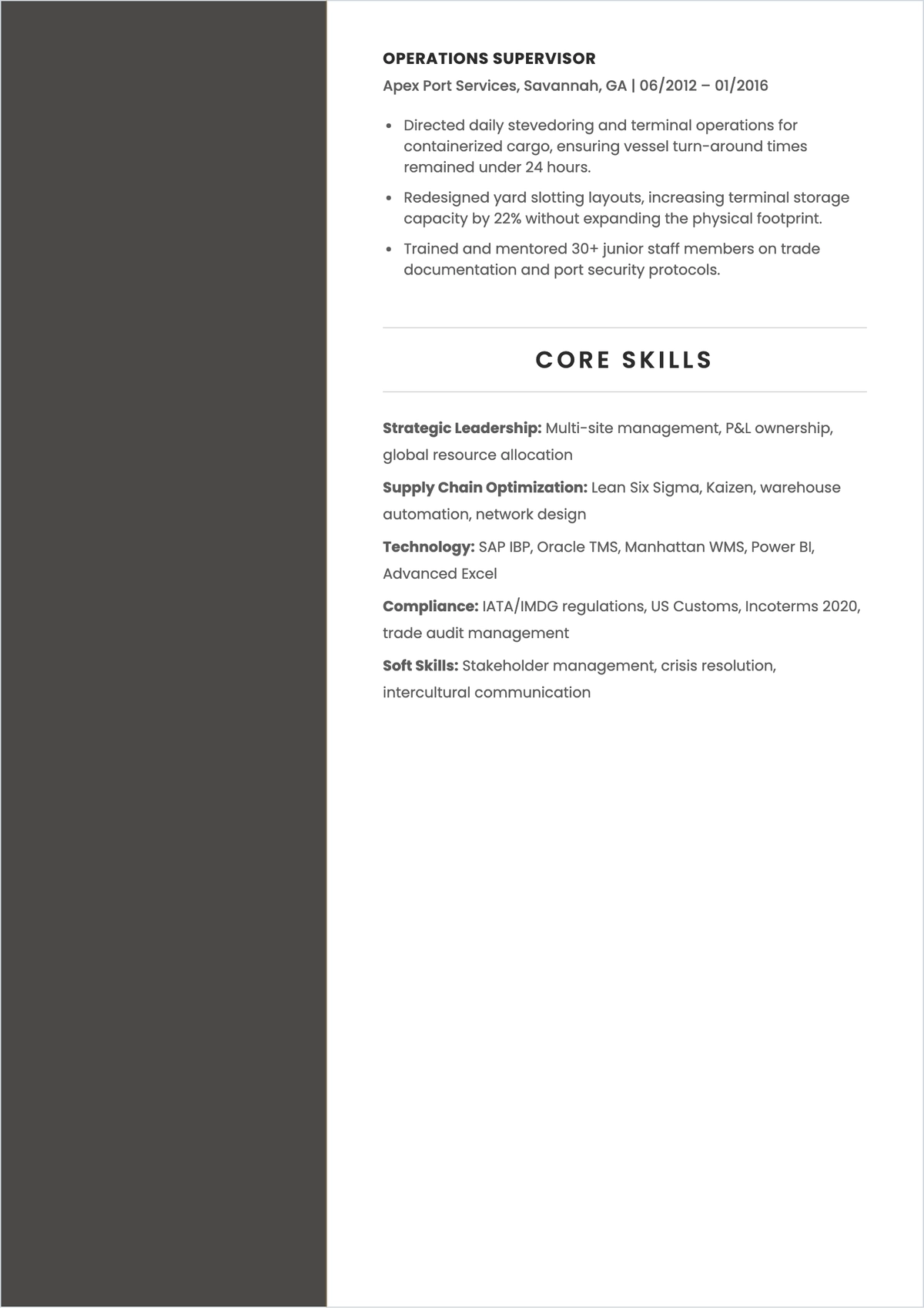 Free High-Impact Resume Format Template to Edit Online