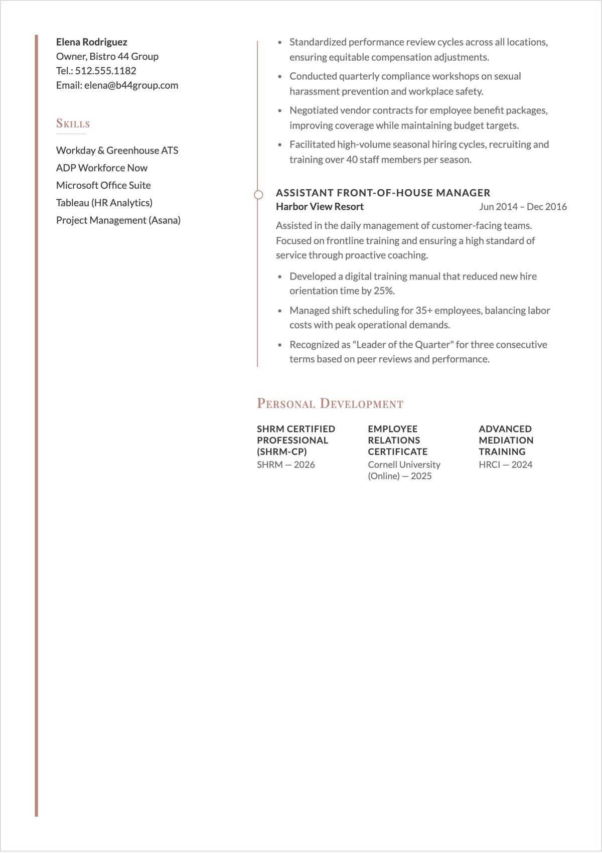 Free Sample Career Change Functional ATS Resume Template