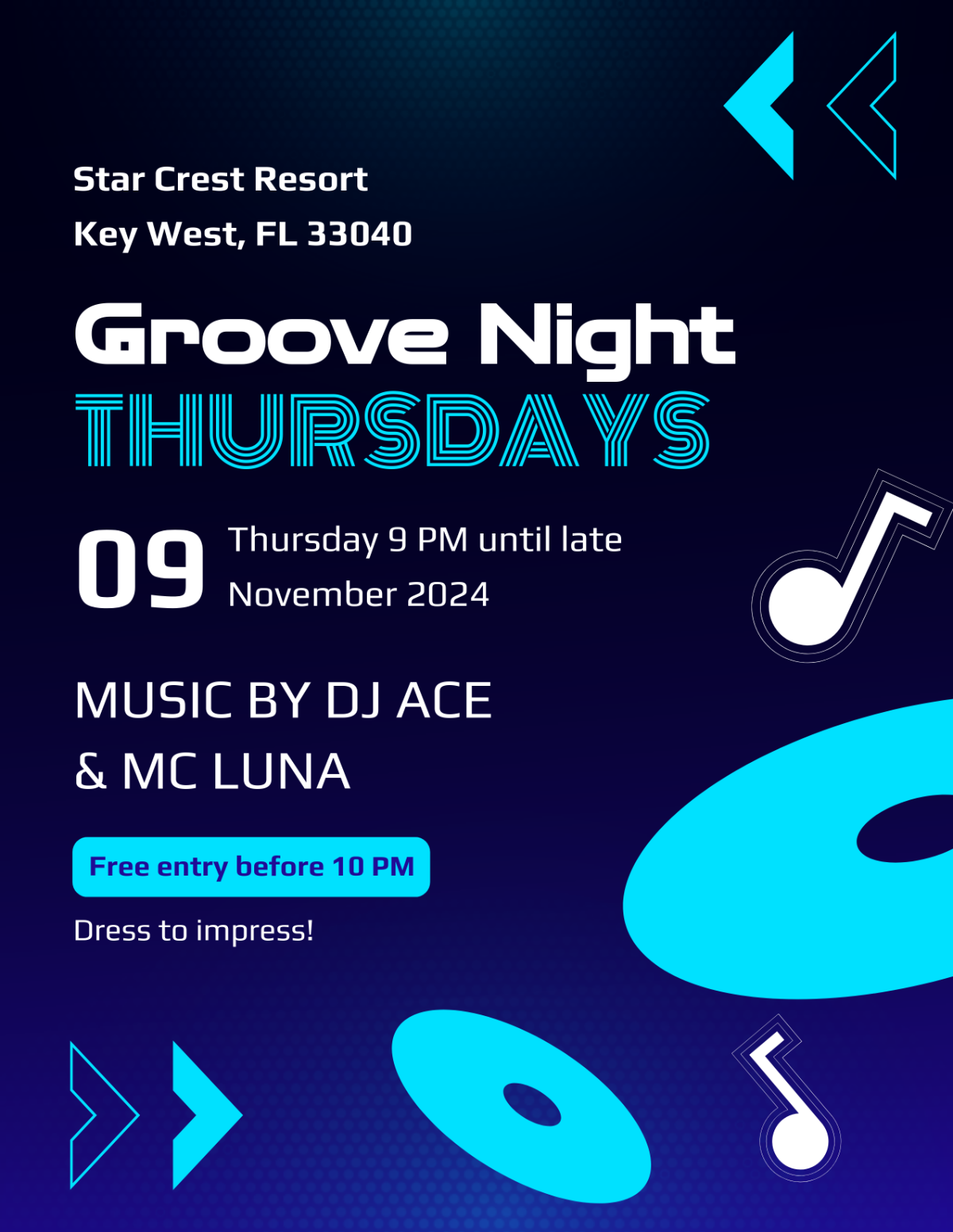 Thursday Nightclub Flyer Template - Edit Online & Download