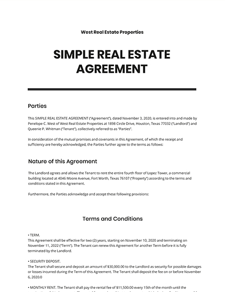 718+ FREE Real Estate Templates [Edit & Download] | Template.net