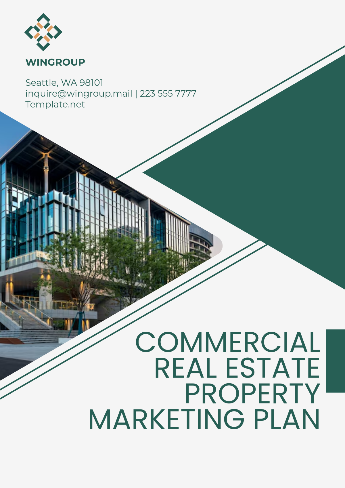 Commercial Real Estate Property Marketing Plan Template - Edit Online & Download