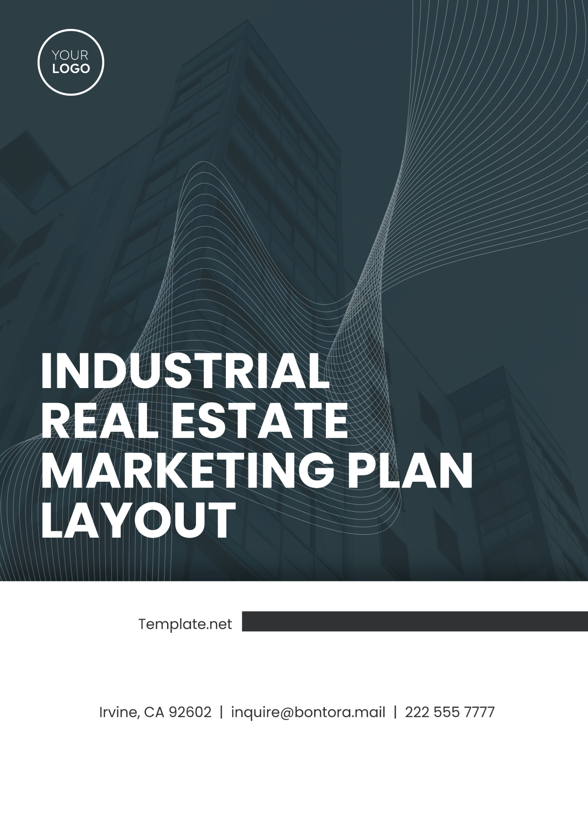 Industrial Real Estate Marketing Plan Layout Template - Edit Online & Download