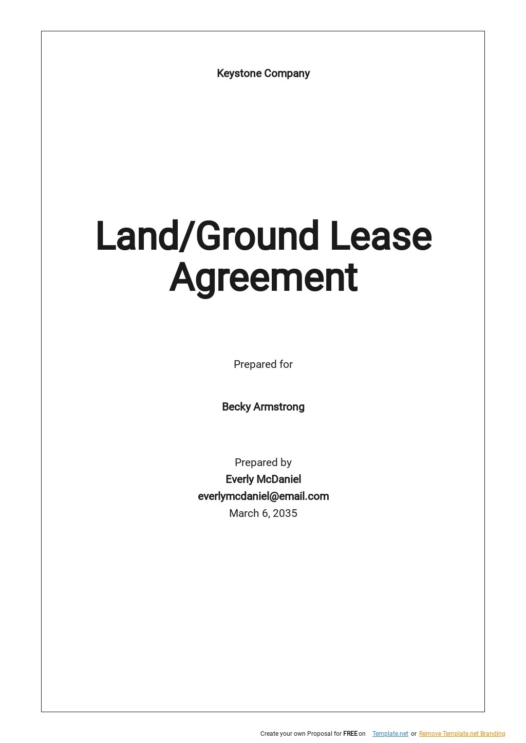 Farm Land Lease Agreement Template [Free PDF] Google Docs, Word