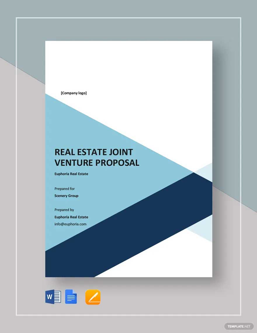 Real Estate Joint Venture Proposal Template