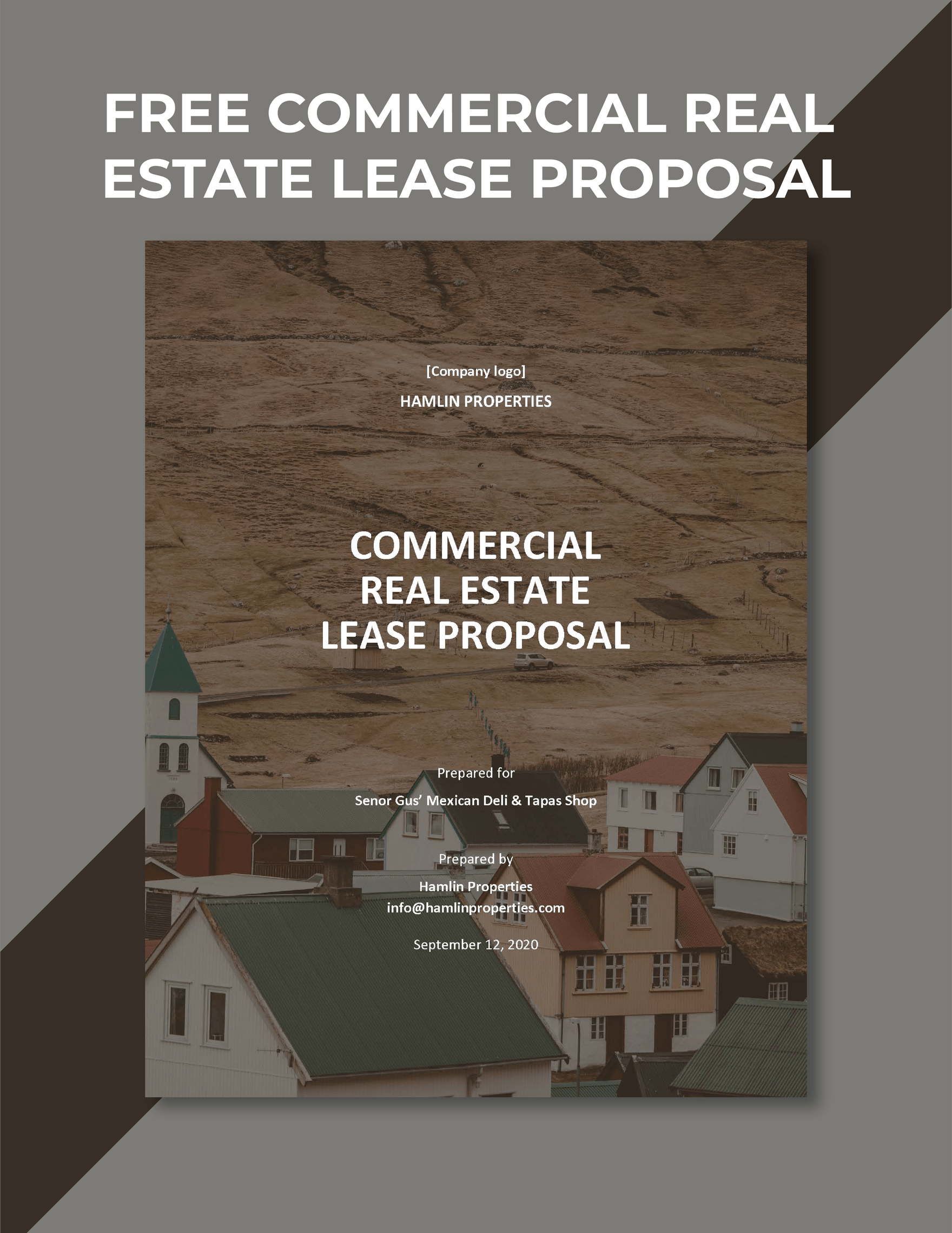 Free Commercial Real Estate Lease Proposal Template