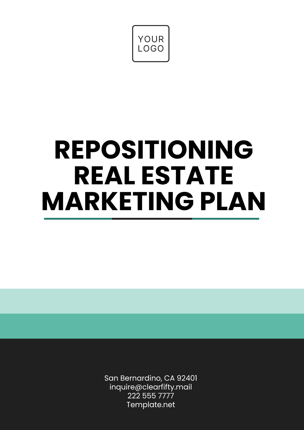 Free Repositioning Real Estate Marketing Plan Template