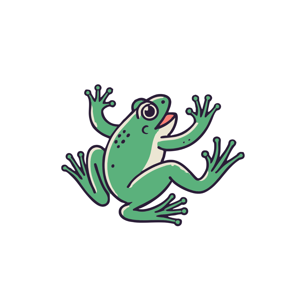 Free Frog Outline Clipart Template - Edit Online & Download | Template.net