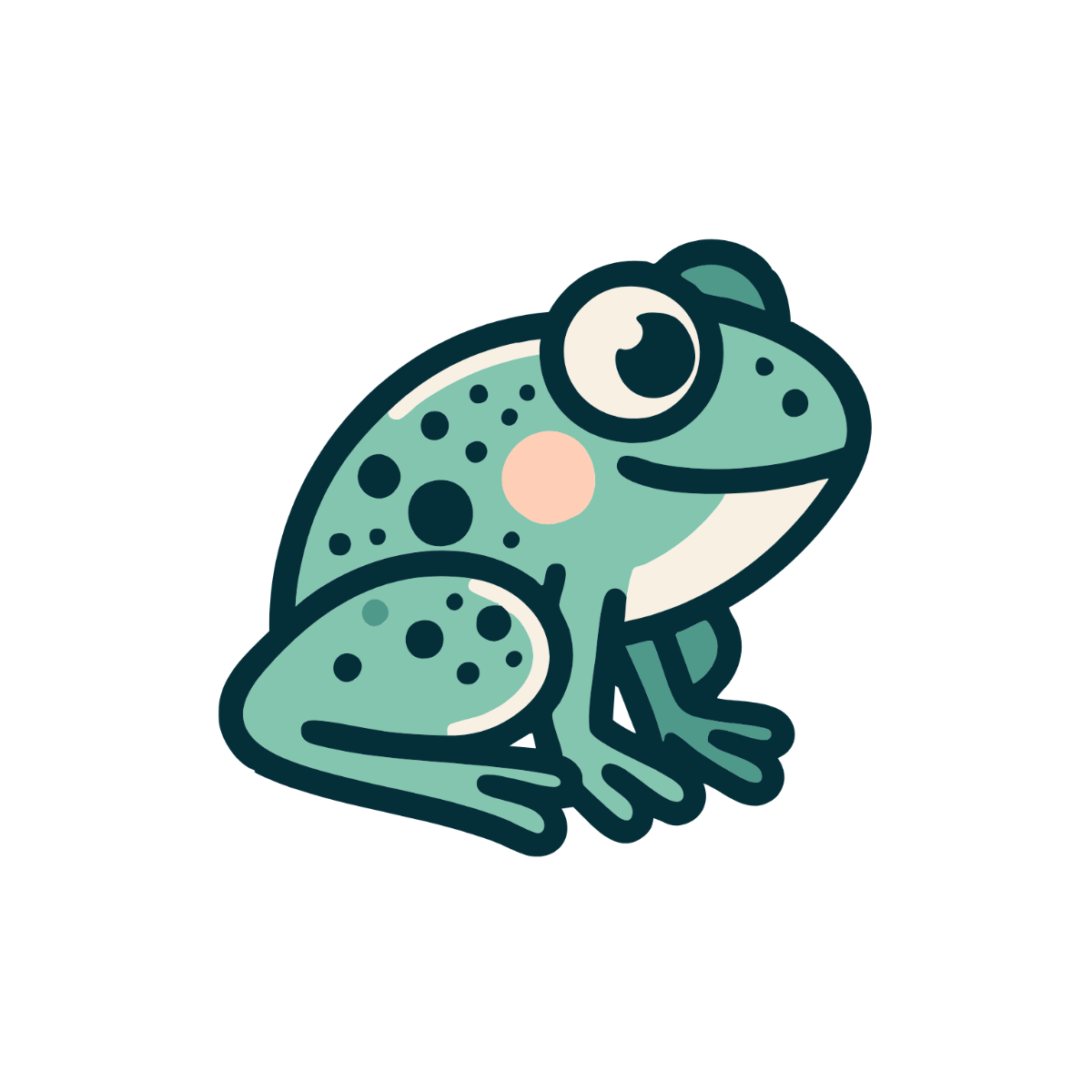 Free Frog Clipart Template