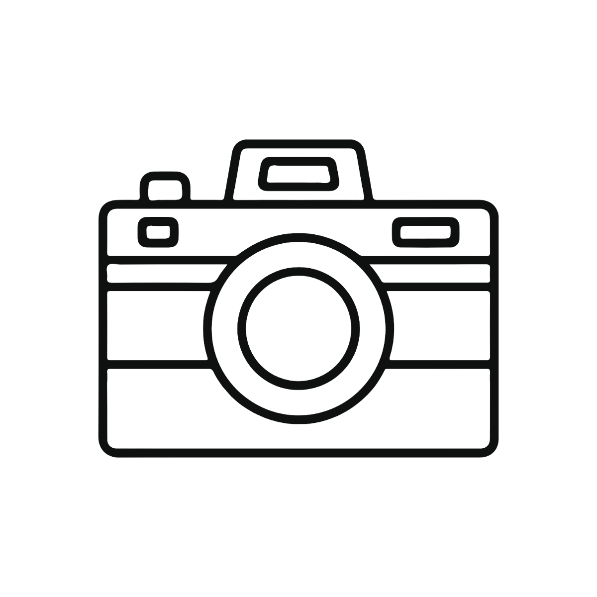 Camera Outline Clipart  - Edit Online | Template.net