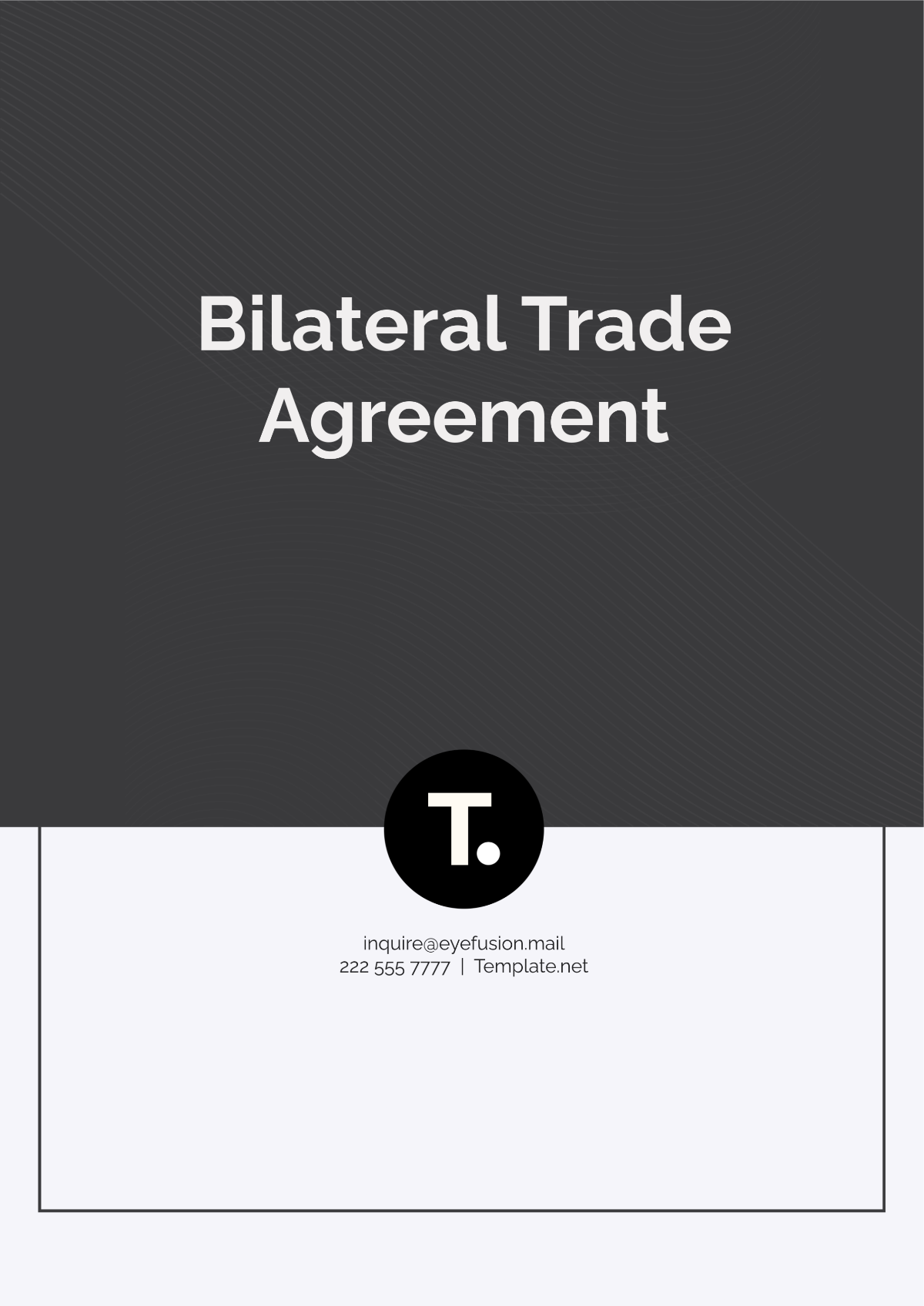 Bilateral Trade Agreement Template