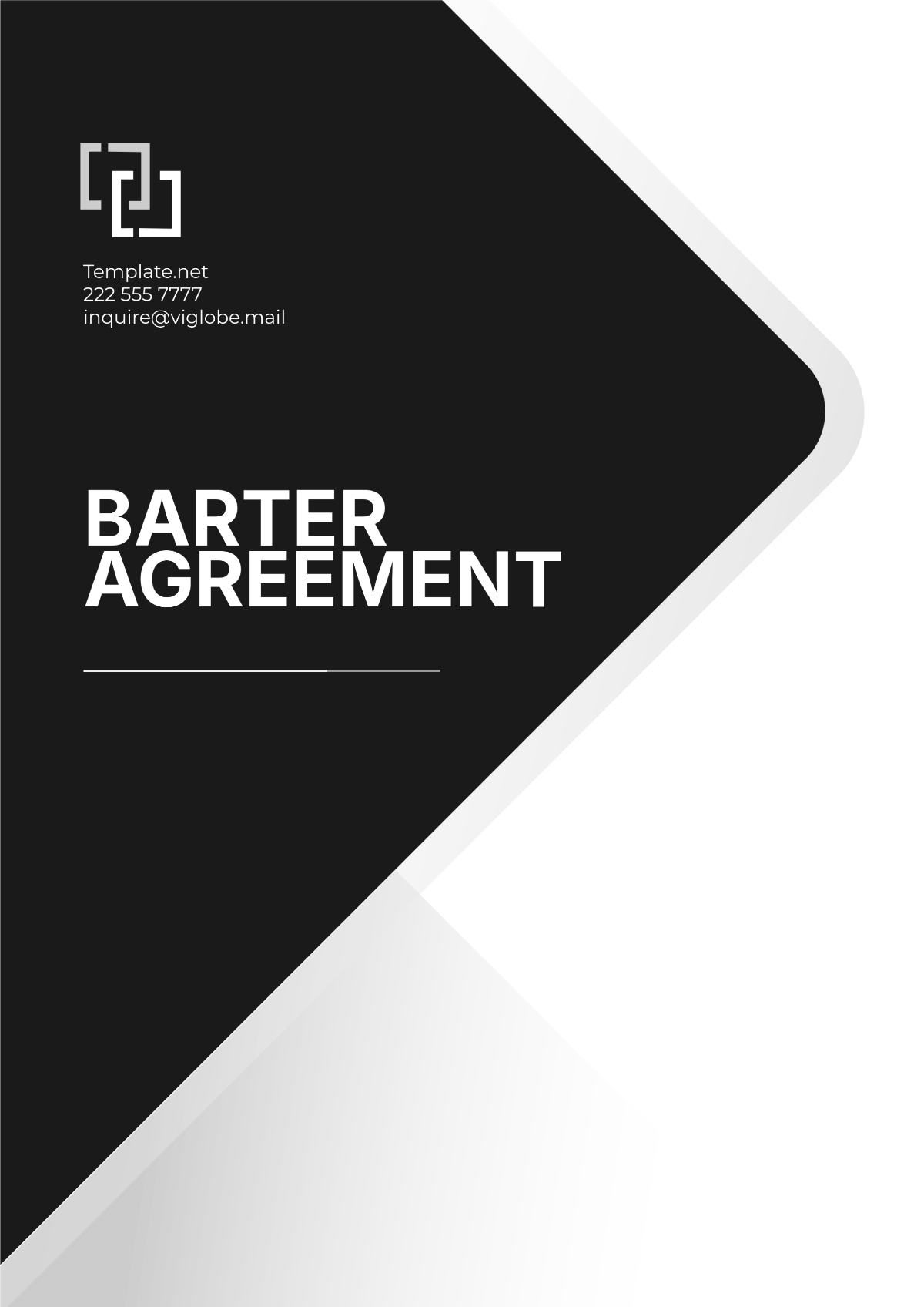 Free Barter Agreement Format Template Edit Online Download Template Net