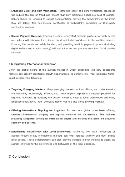Free Auction Performance Report Template to Edit Online