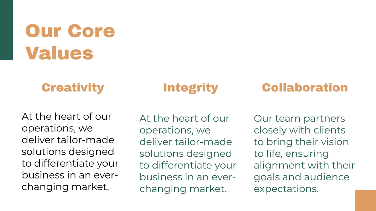 Free Brand Presentation Template to Edit Online