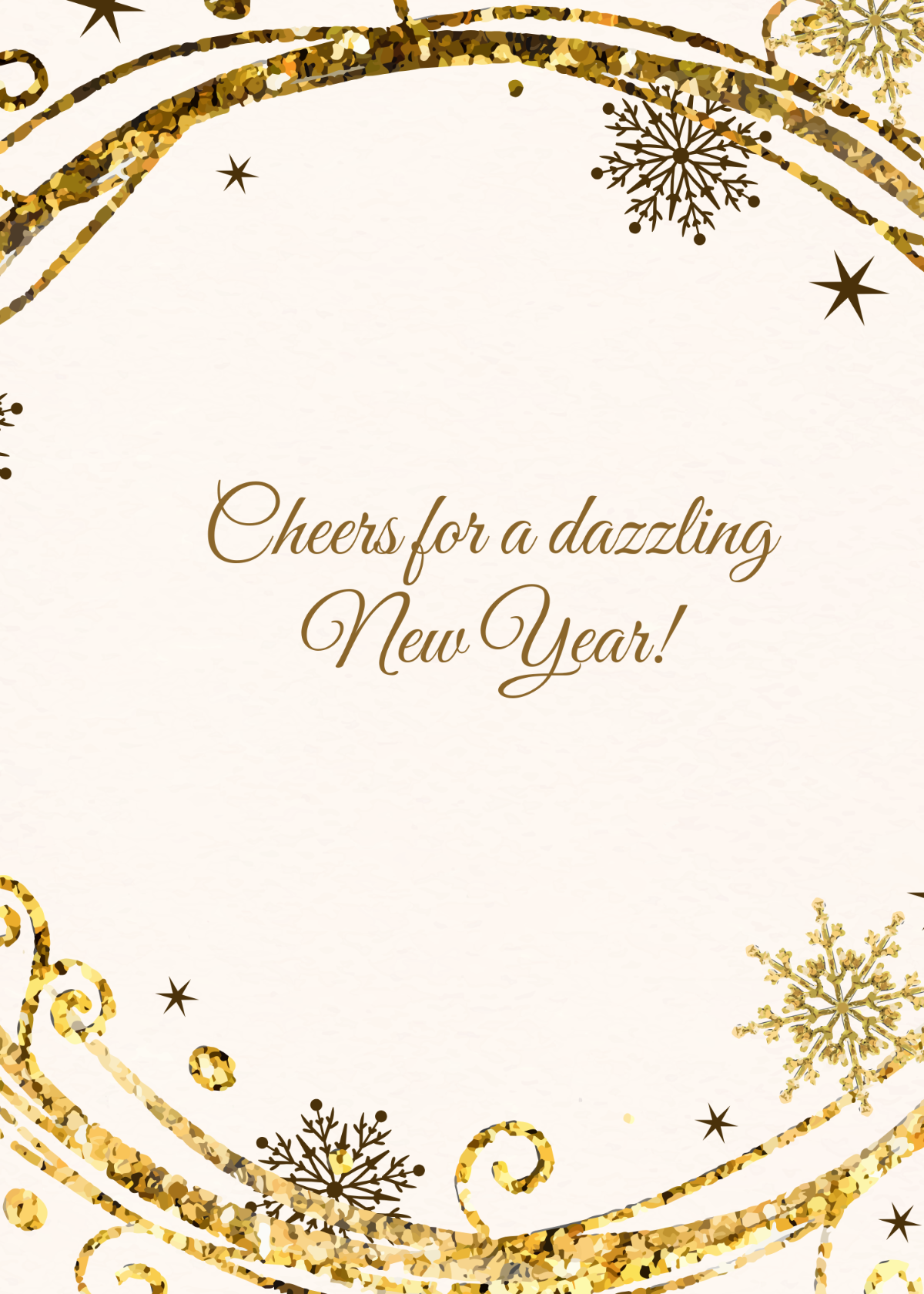 Free Customizable New Year Greeting Card Template - Edit Online & Download