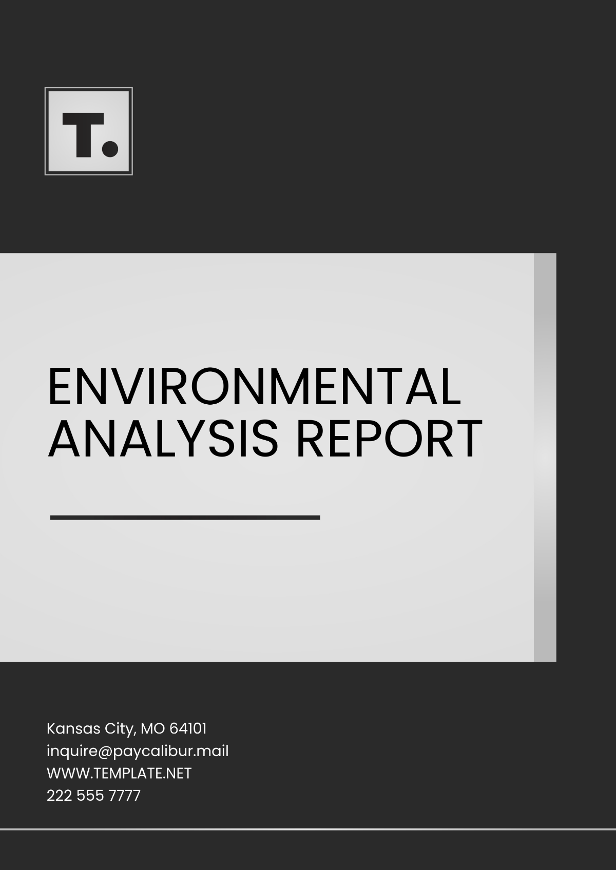 Environmental Analysis Report Template - Edit Online & Download