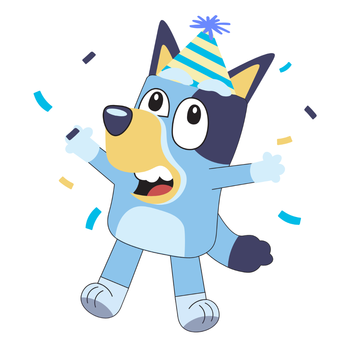 Bluey Party Clipart