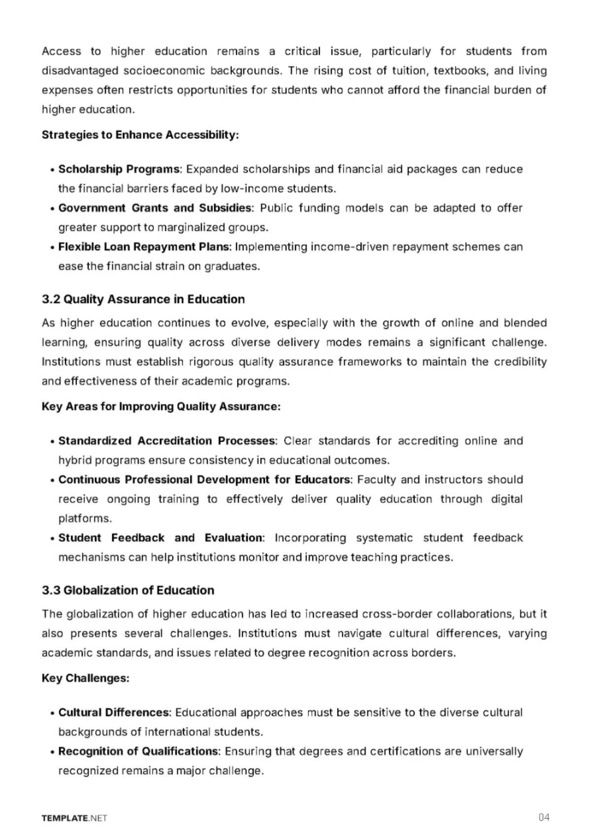 Free Aesthetic Academic Analysis Report Template to Edit Online