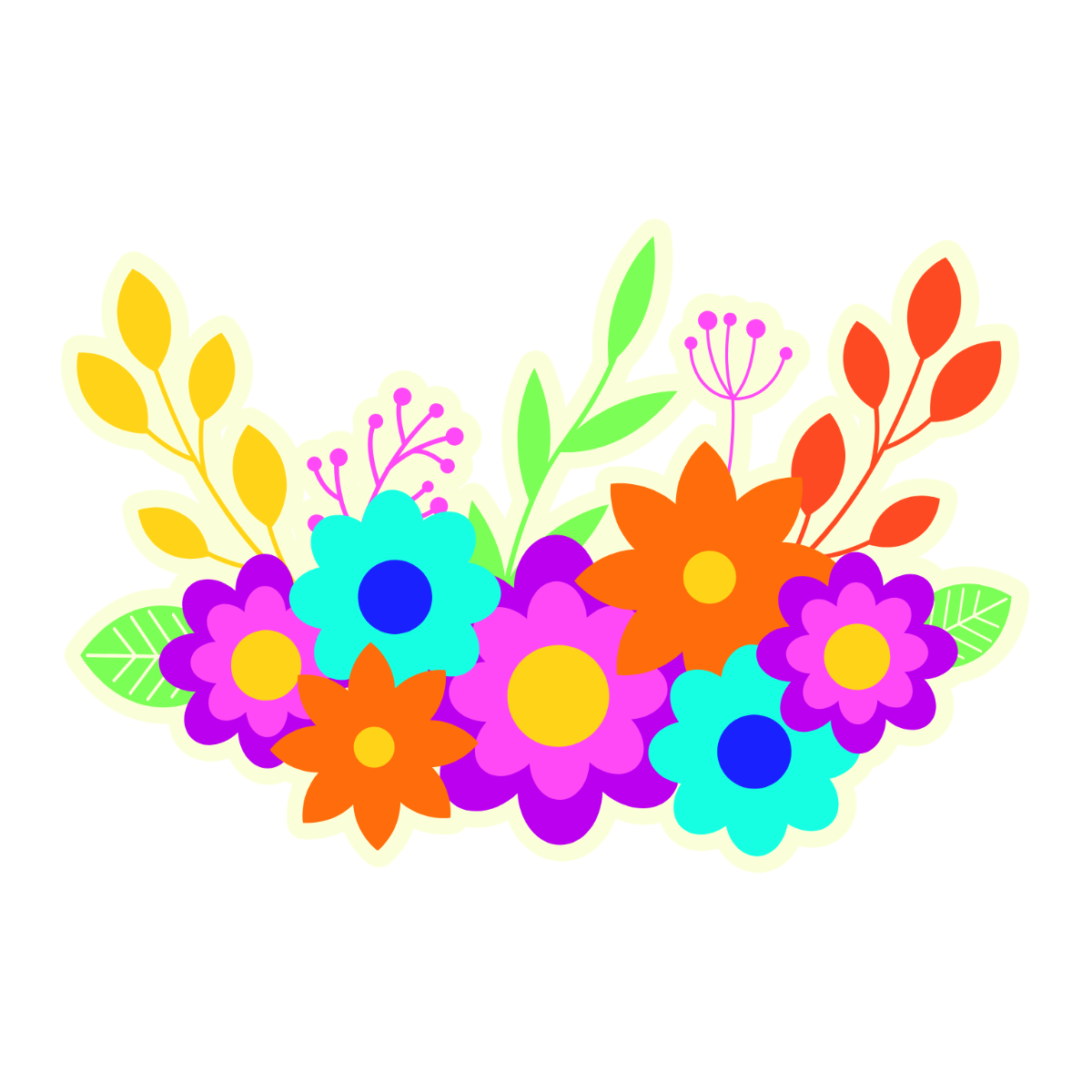 Free Colorful Spring Clipart Template - Edit Online & Download