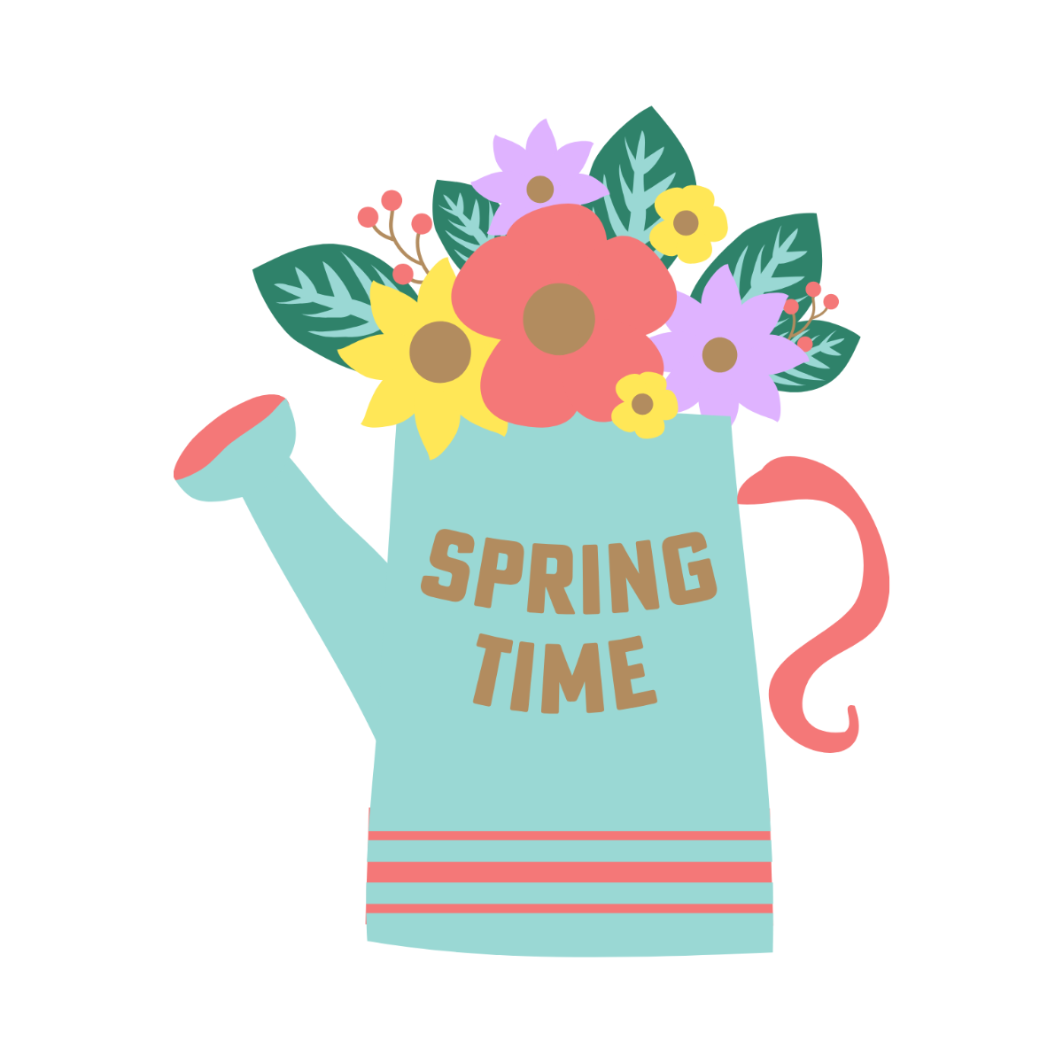 Free Springtime Clipart Template - Edit Online & Download