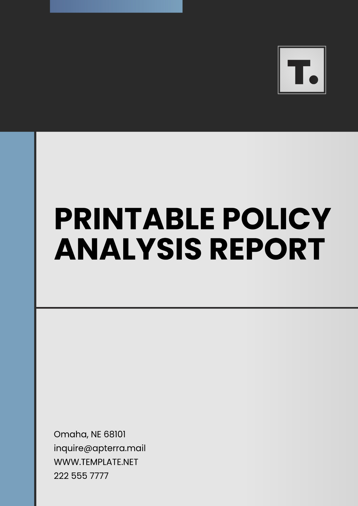 Printable Policy Analysis Report Template - Edit Online & Download