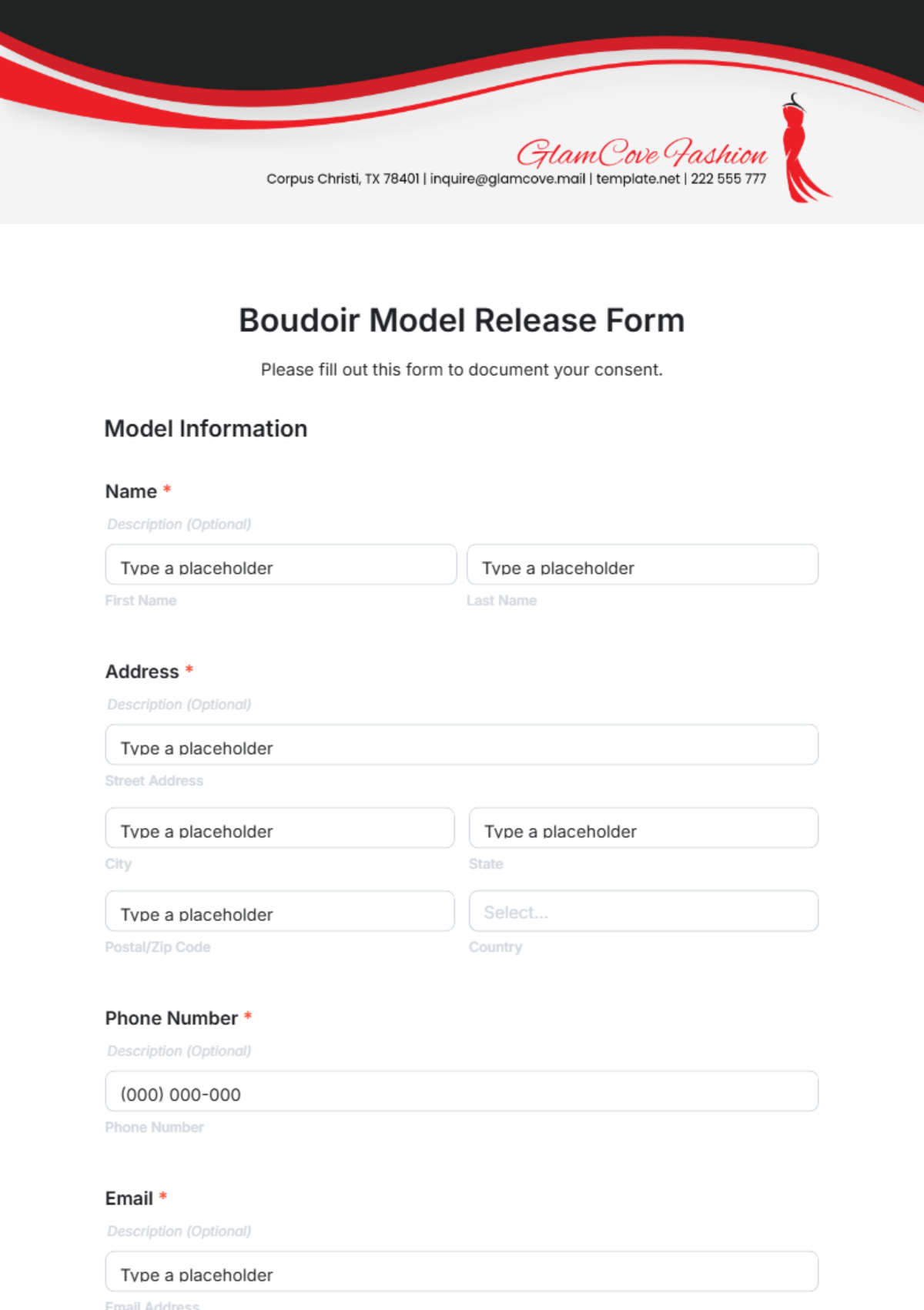 Free Page 2 Release Form Templates - Edit Online & Download 