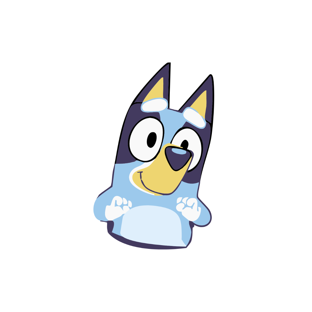 Simple Bluey Clipart