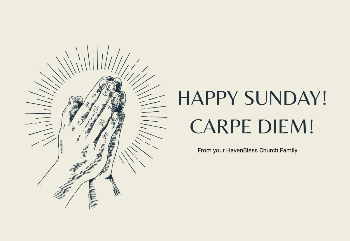 Free Happy Sunday Template - Edit Online & Download