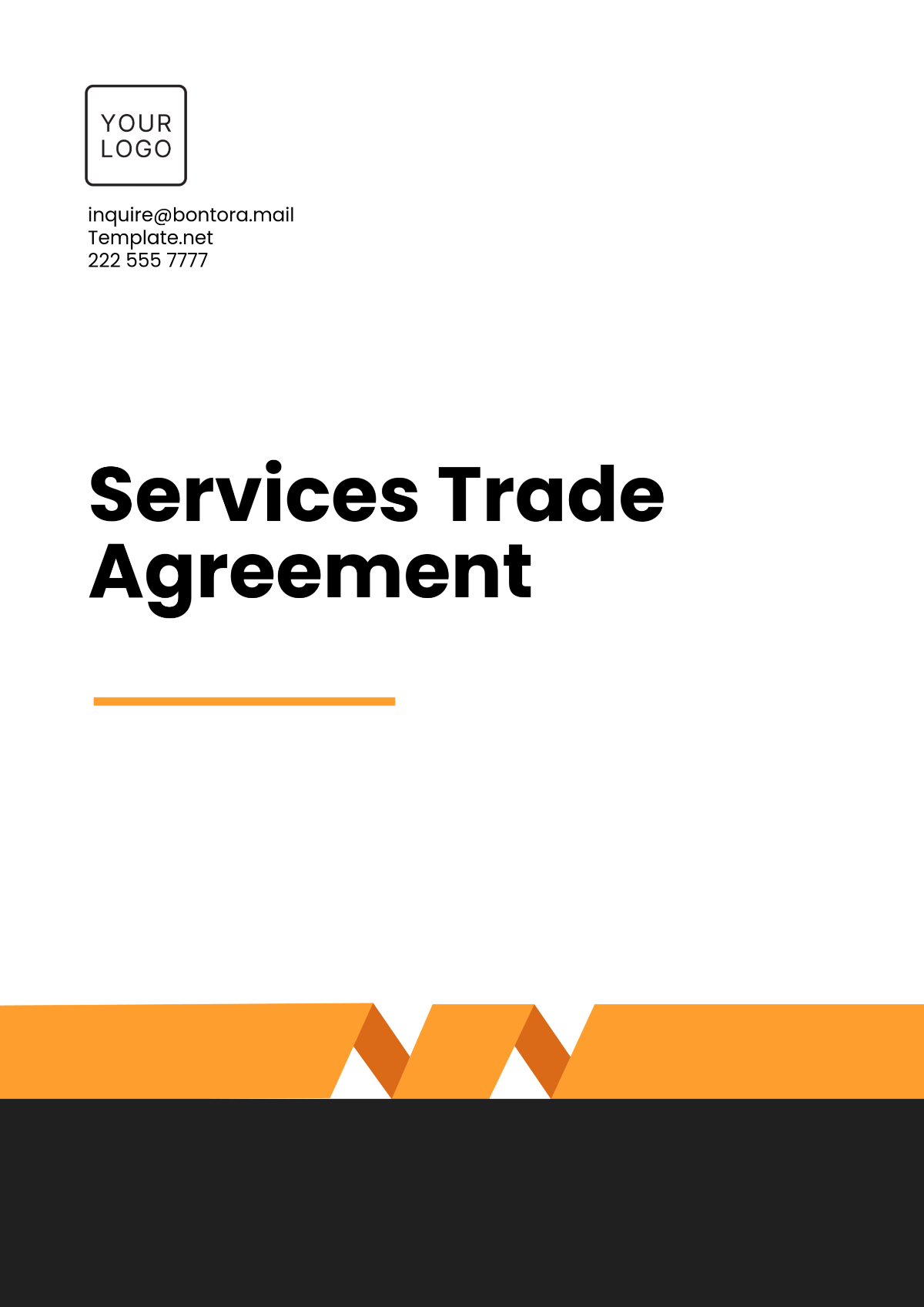 Services Trade Agreement Template - Edit Online & Download