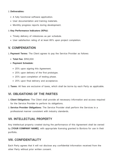 Free Services Trade Agreement Template to Edit Online
