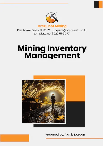 Free Mining Inventory Management Template to Edit Online