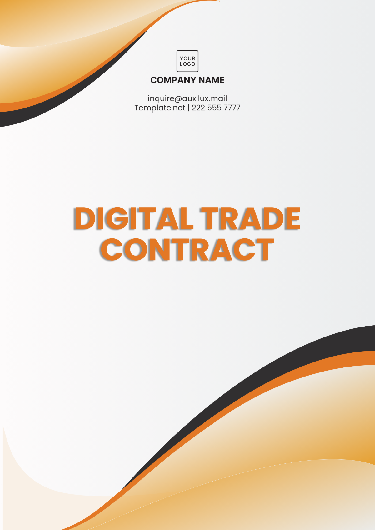 Digital Trade Contract Template