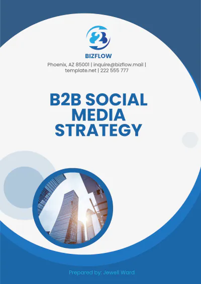 Free B2B Social Media Strategy Template to Edit Online