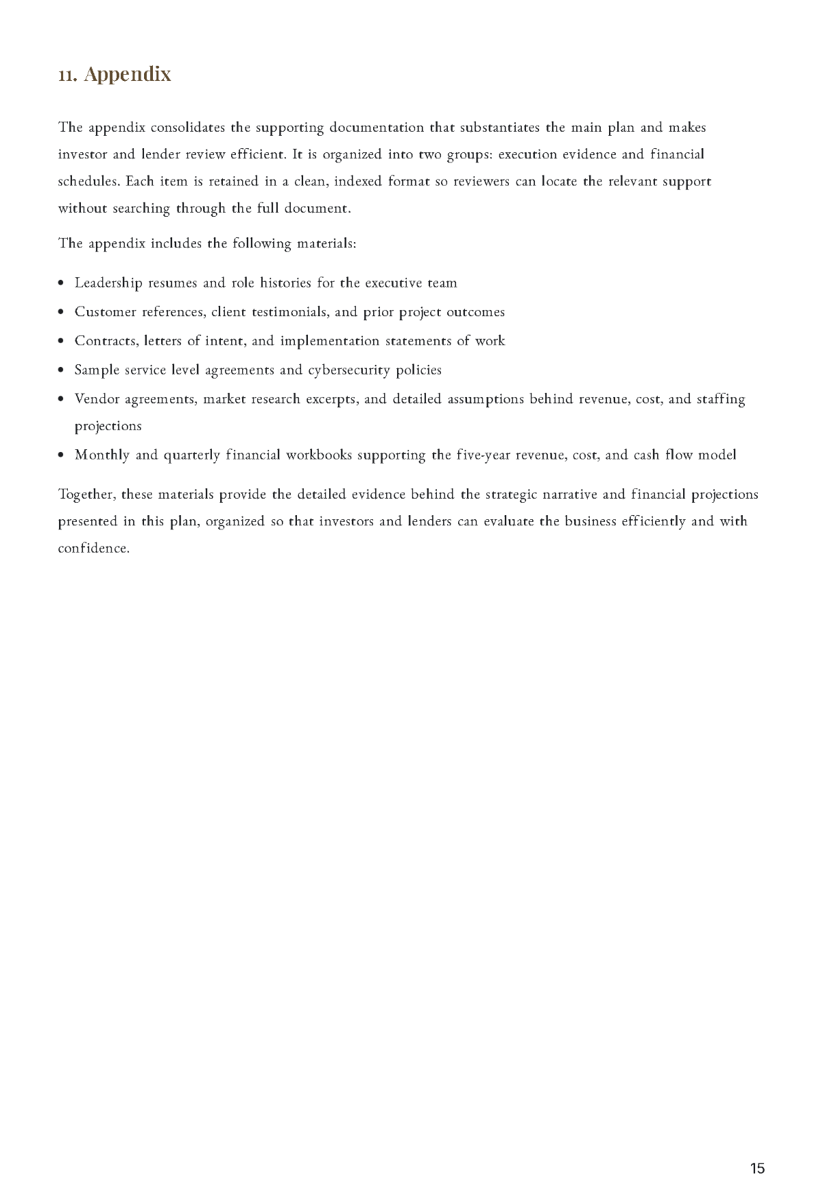 Free B2B Business Plan Template to Edit Online