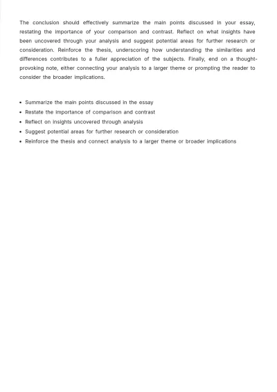 Free Compare and Contrast Essay Outline Template to Edit Online