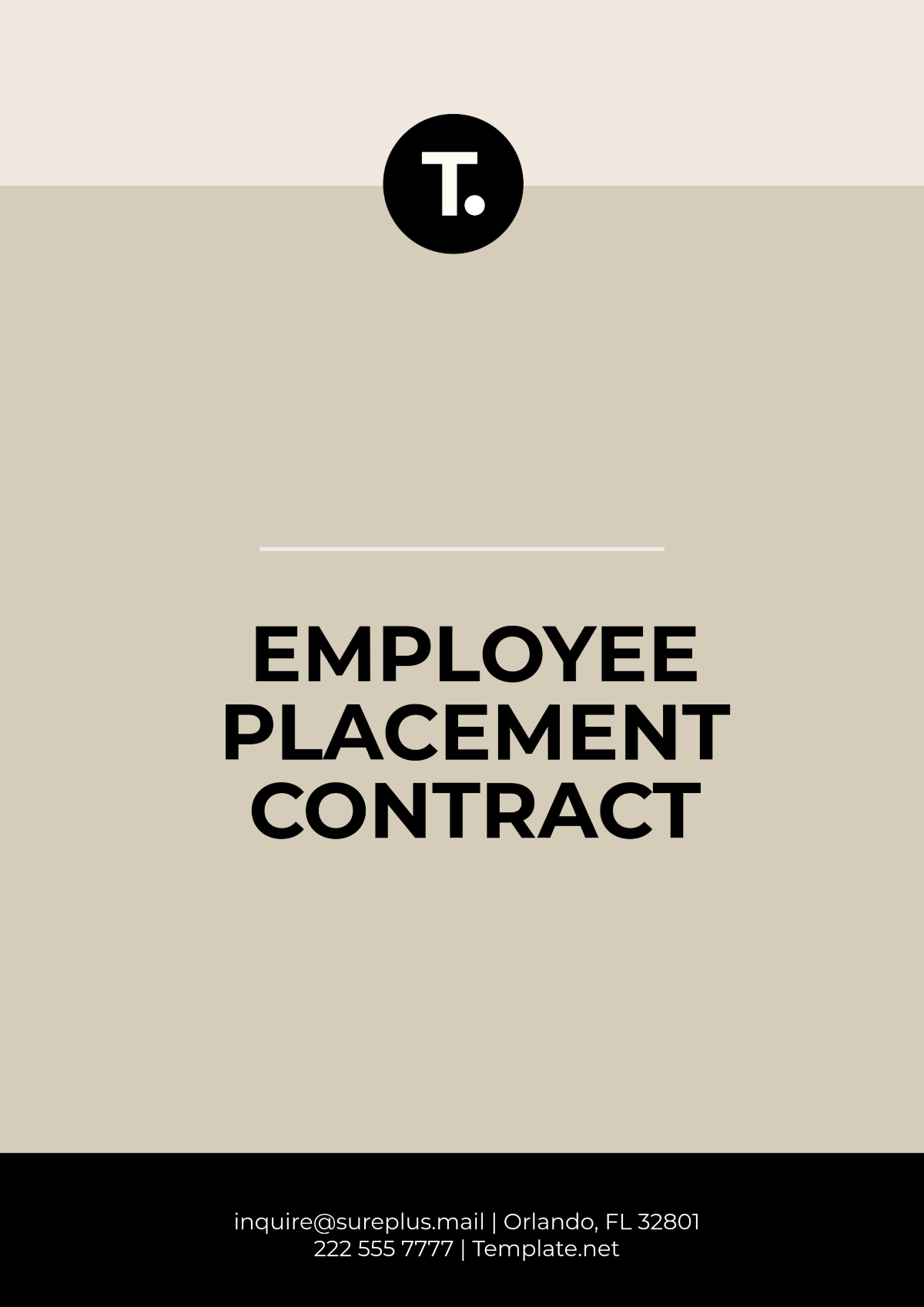 Employee Placement Contract Template - Edit Online & Download